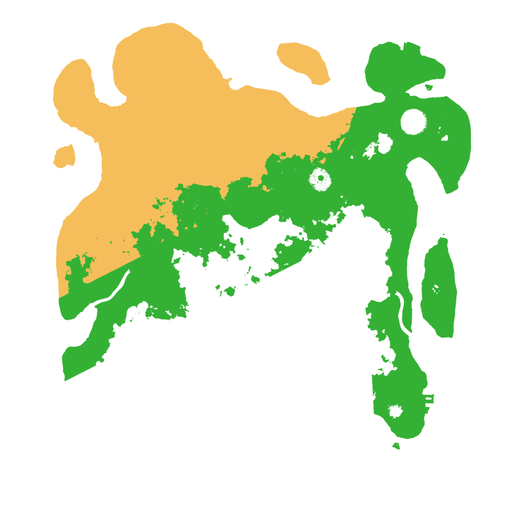 Biome Rust Map: Procedural Map, Size: 3500, Seed: 52118965