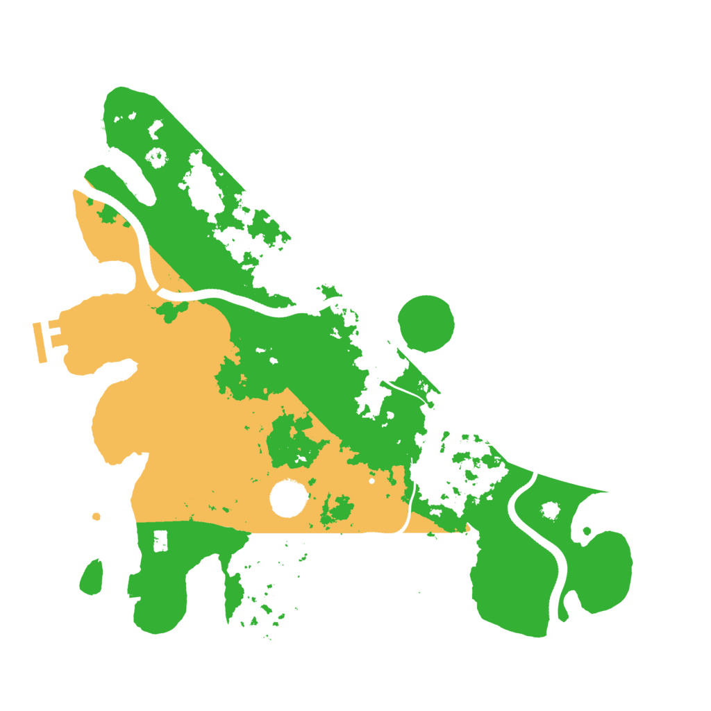 Biome Rust Map: Procedural Map, Size: 3550, Seed: 52110699