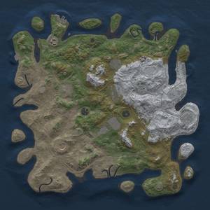 Thumbnail Rust Map: Procedural Map, Size: 4250, Seed: 188484488, 17 Monuments