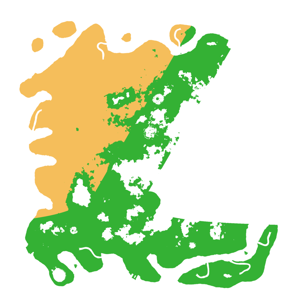 Biome Rust Map: Procedural Map, Size: 4300, Seed: 88194756