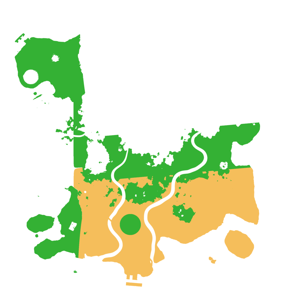 Biome Rust Map: Procedural Map, Size: 3700, Seed: 1073328280
