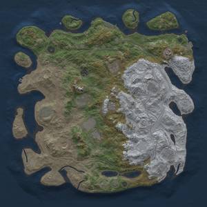 Thumbnail Rust Map: Procedural Map, Size: 4250, Seed: 1247966275, 19 Monuments