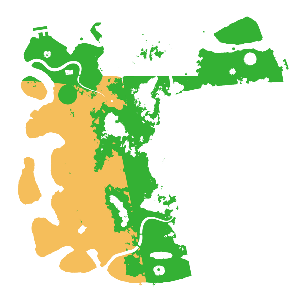 Biome Rust Map: Procedural Map, Size: 4250, Seed: 1247966275