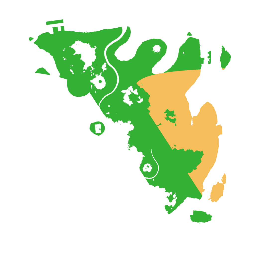 Biome Rust Map: Procedural Map, Size: 3000, Seed: 532196320