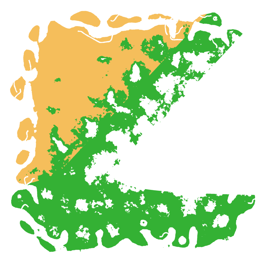 Biome Rust Map: Procedural Map, Size: 6000, Seed: 213214321