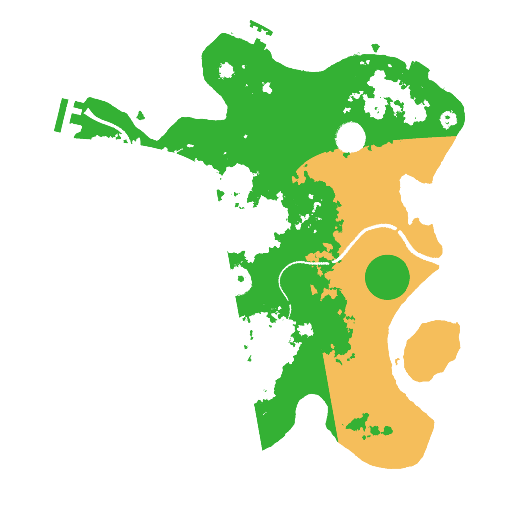 Biome Rust Map: Procedural Map, Size: 3000, Seed: 1043878240