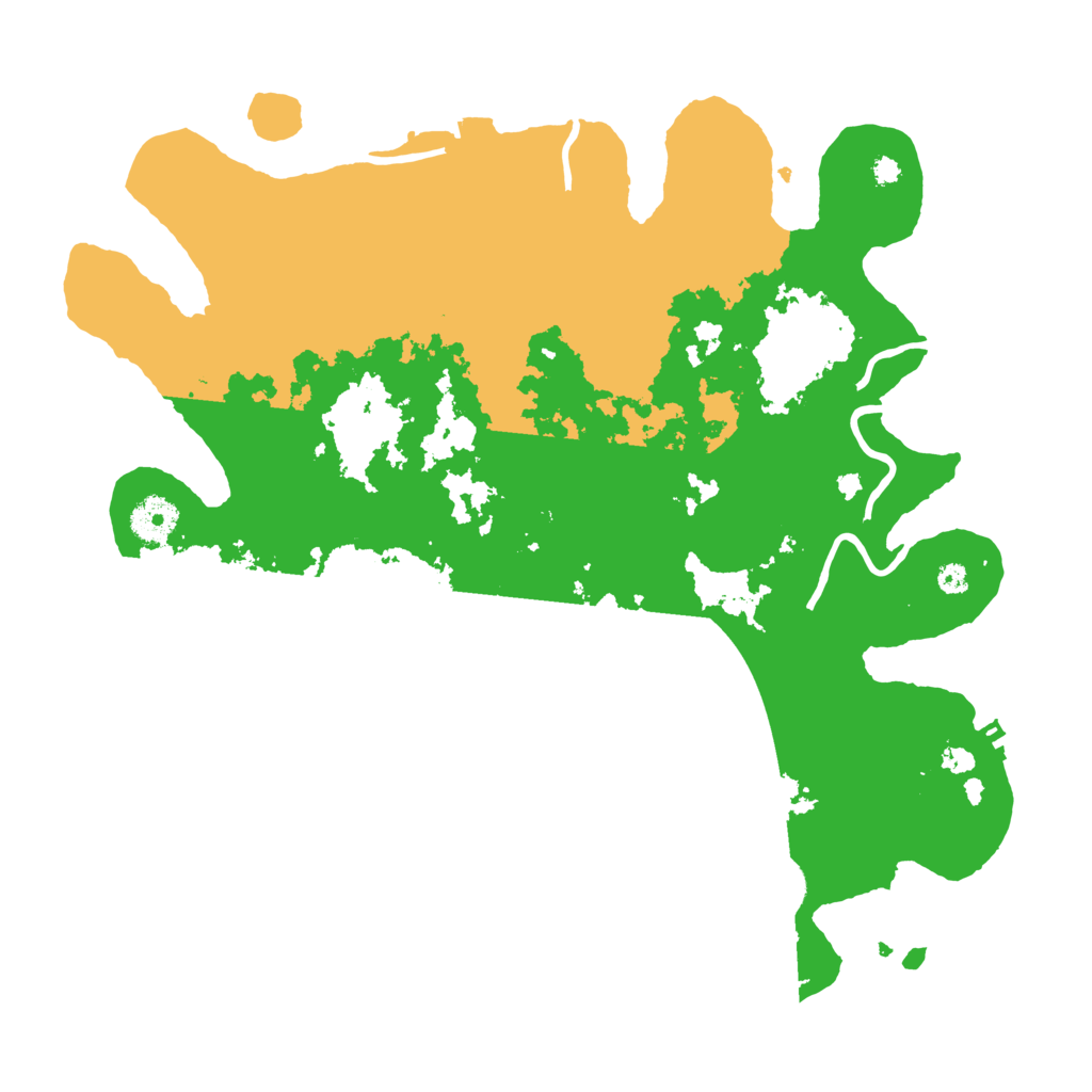 Biome Rust Map: Procedural Map, Size: 3650, Seed: 40363443