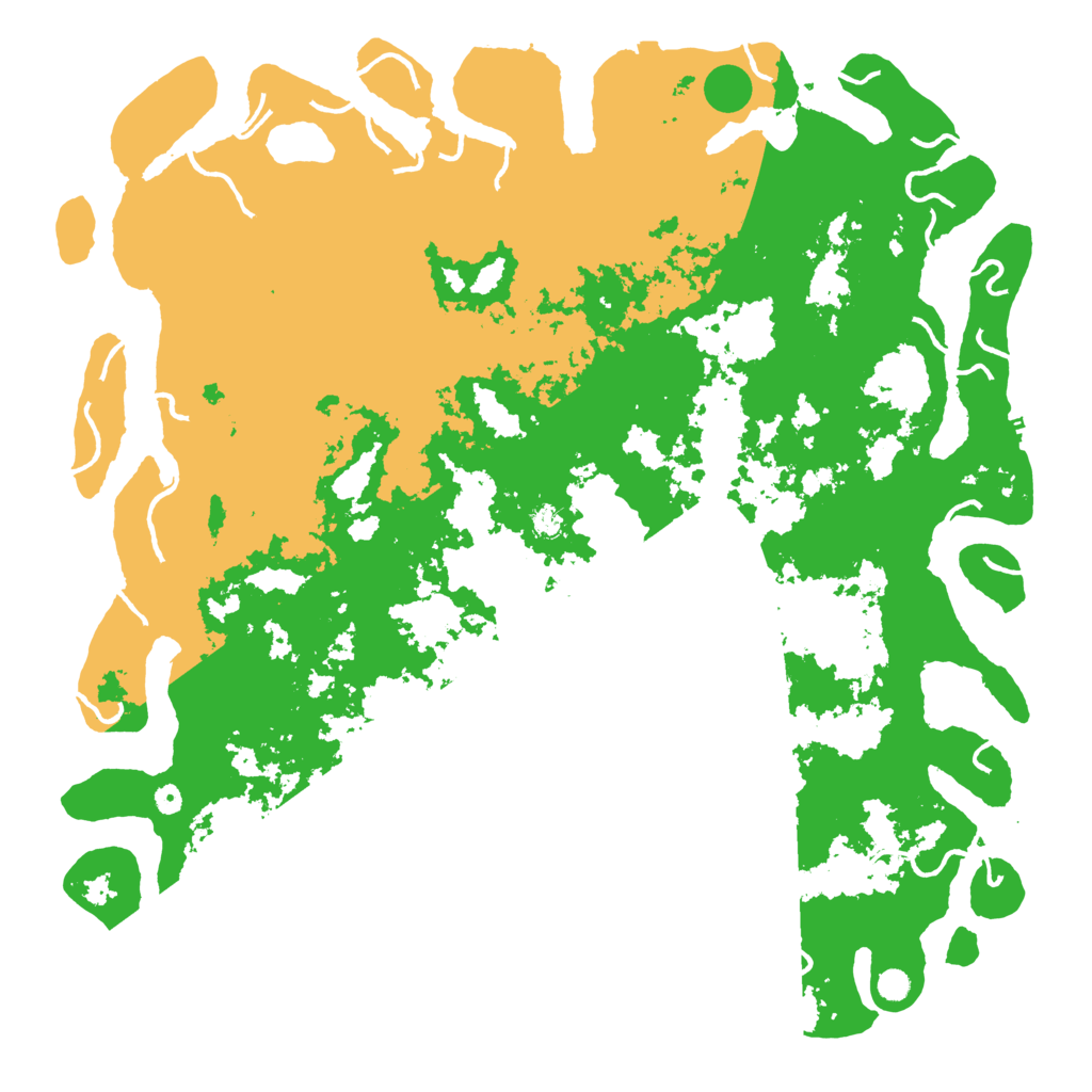 Biome Rust Map: Procedural Map, Size: 6000, Seed: 456213