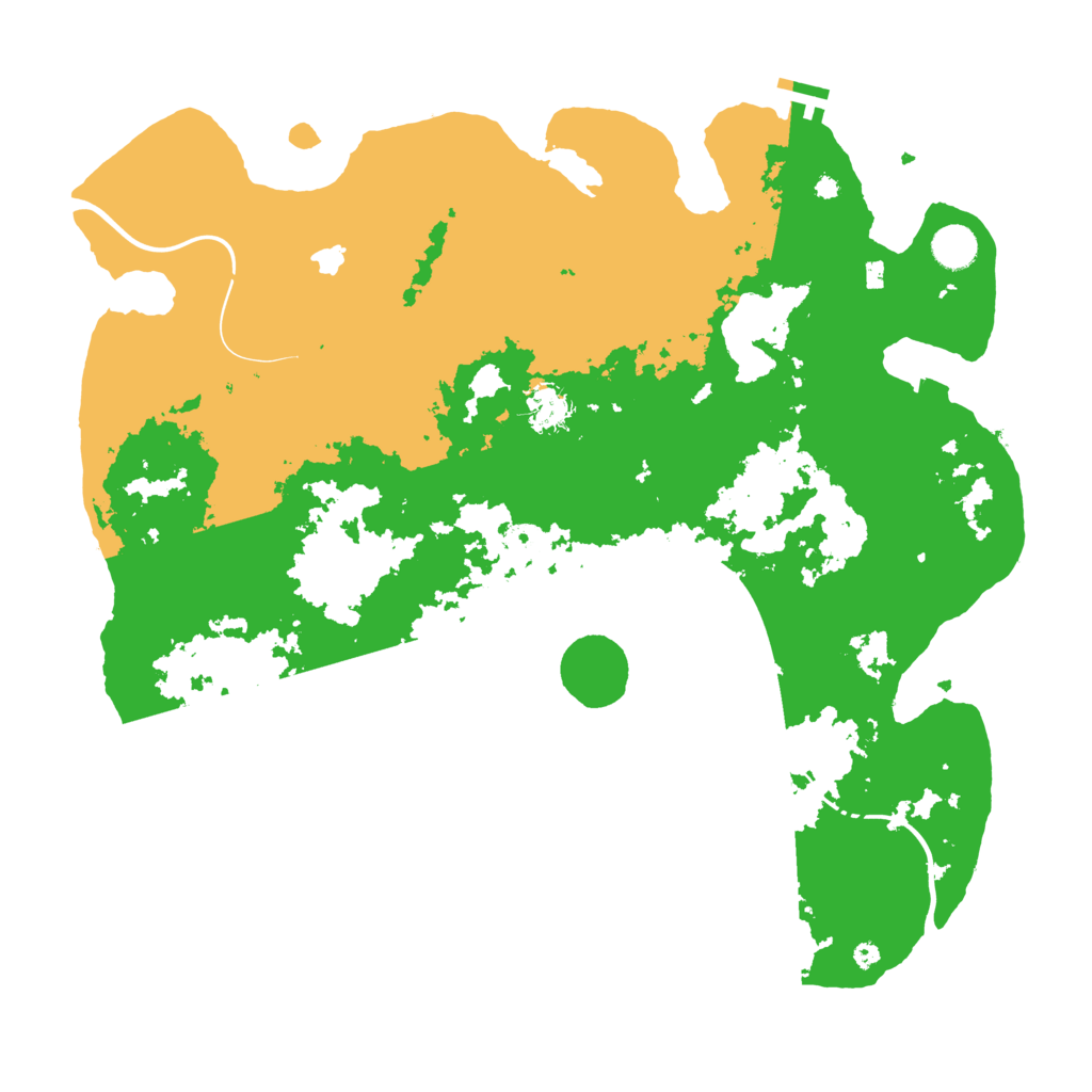 Biome Rust Map: Procedural Map, Size: 4250, Seed: 299425908
