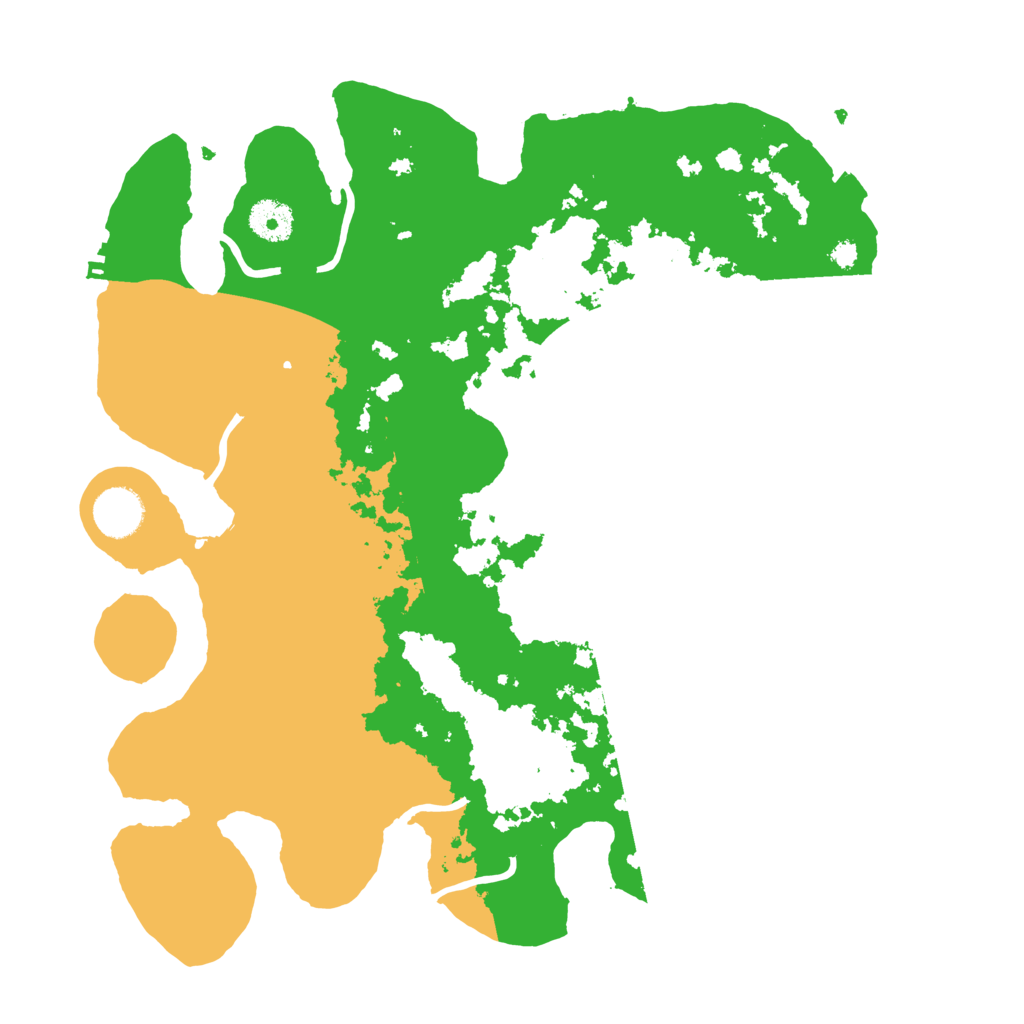 Biome Rust Map: Procedural Map, Size: 3600, Seed: 94197410