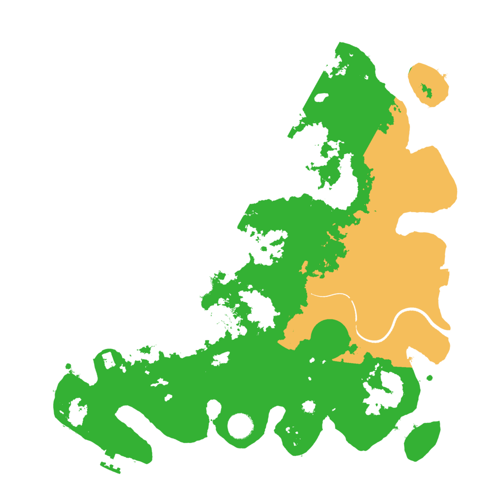 Biome Rust Map: Procedural Map, Size: 3500, Seed: 2092081665
