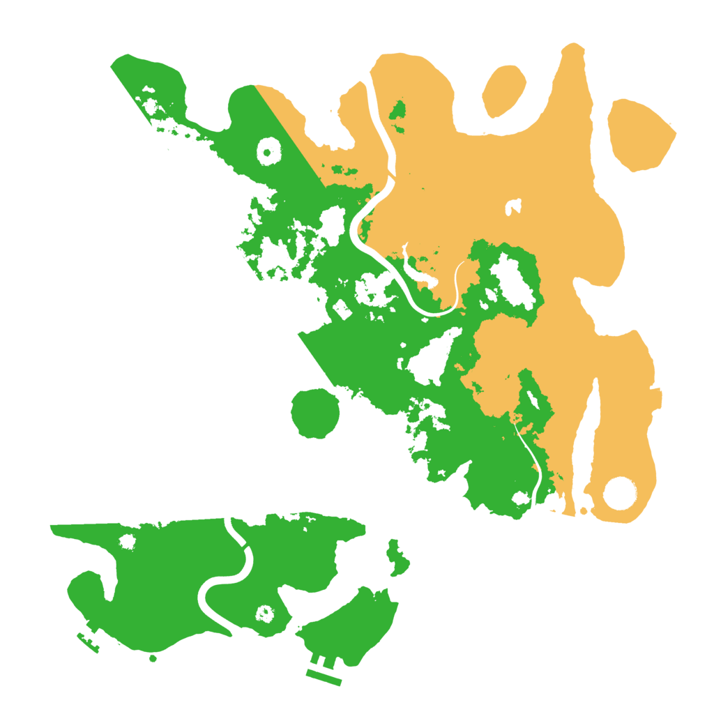 Biome Rust Map: Procedural Map, Size: 4000, Seed: 1190530480