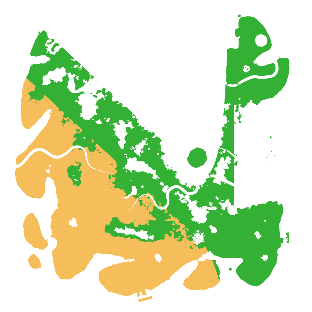 Biome Rust Map: Procedural Map, Size: 4500, Seed: 611351721