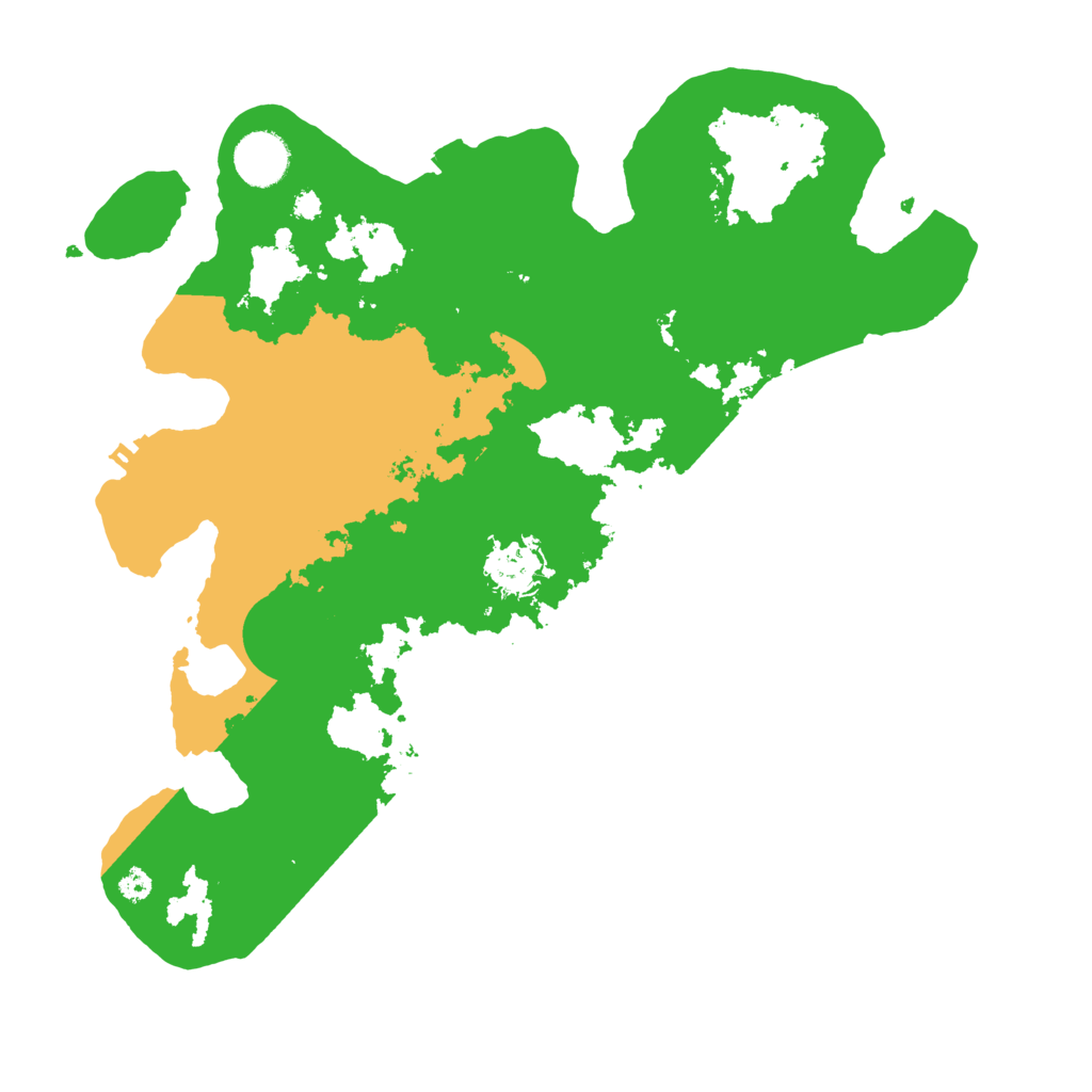 Biome Rust Map: Procedural Map, Size: 3500, Seed: 392844231