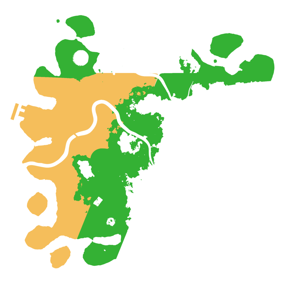 Biome Rust Map: Procedural Map, Size: 3500, Seed: 1102554697