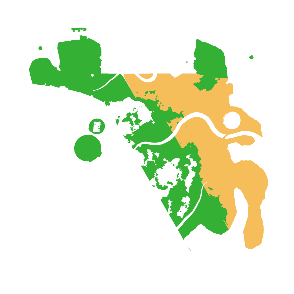 Biome Rust Map: Procedural Map, Size: 3000, Seed: 921012522