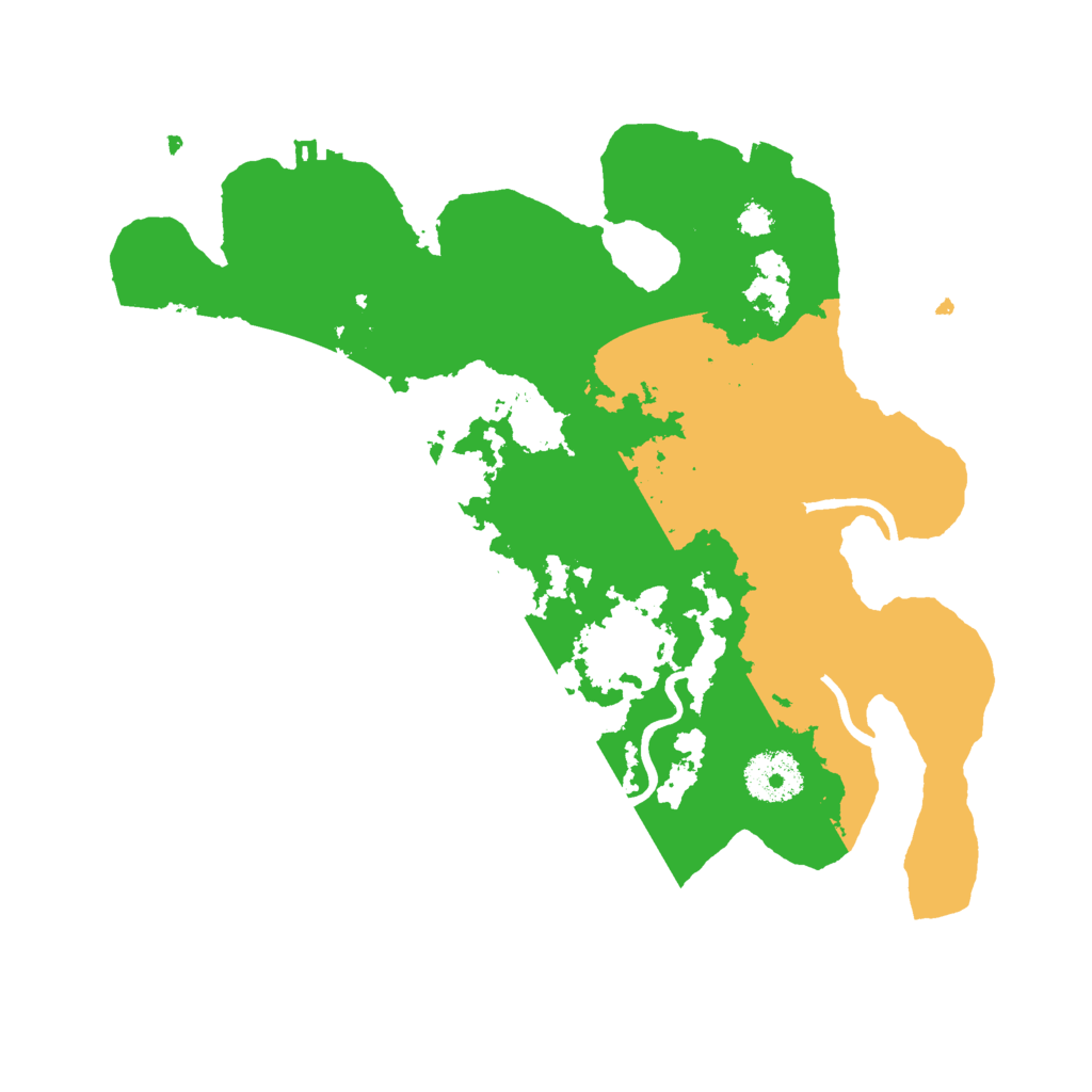 Biome Rust Map: Procedural Map, Size: 3000, Seed: 921012522