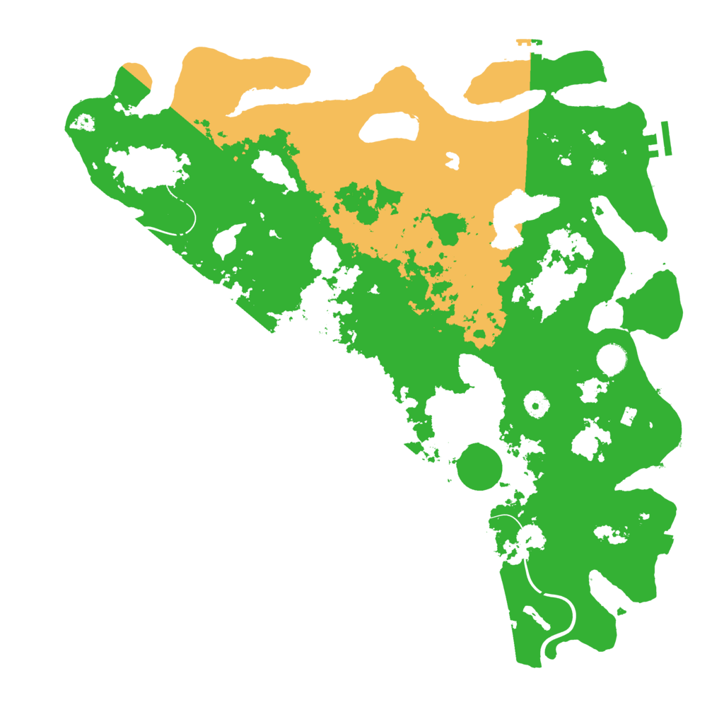 Biome Rust Map: Procedural Map, Size: 4250, Seed: 11237