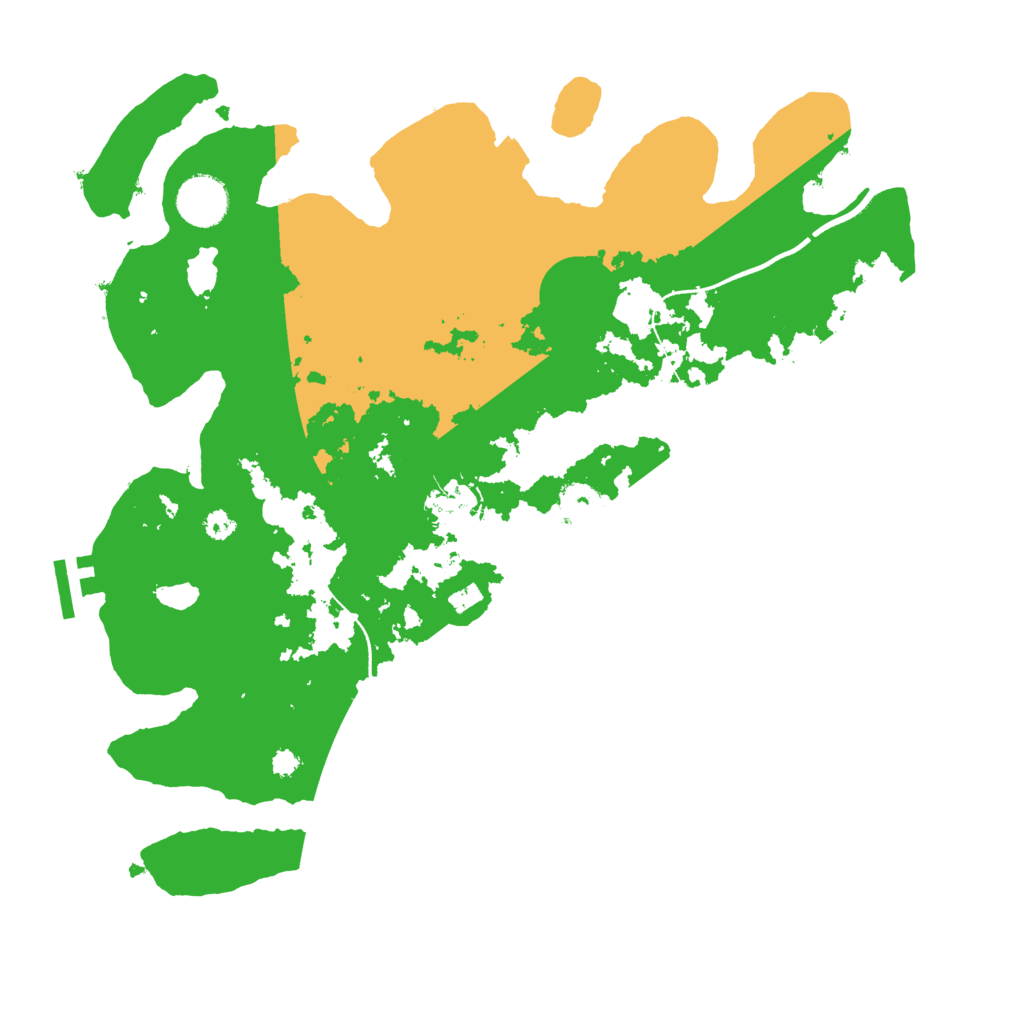 Biome Rust Map: Procedural Map, Size: 3500, Seed: 75168802