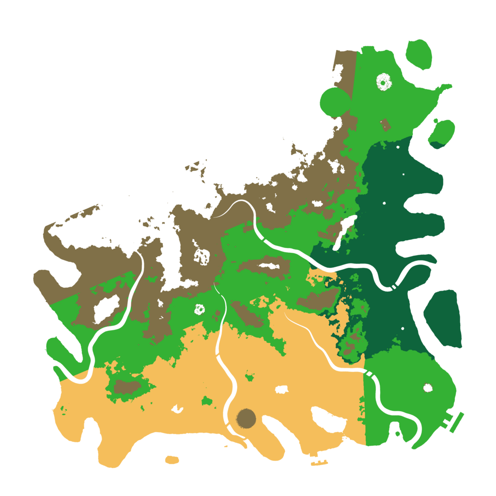 Biome Rust Map: Procedural Map, Size: 4500, Seed: 139