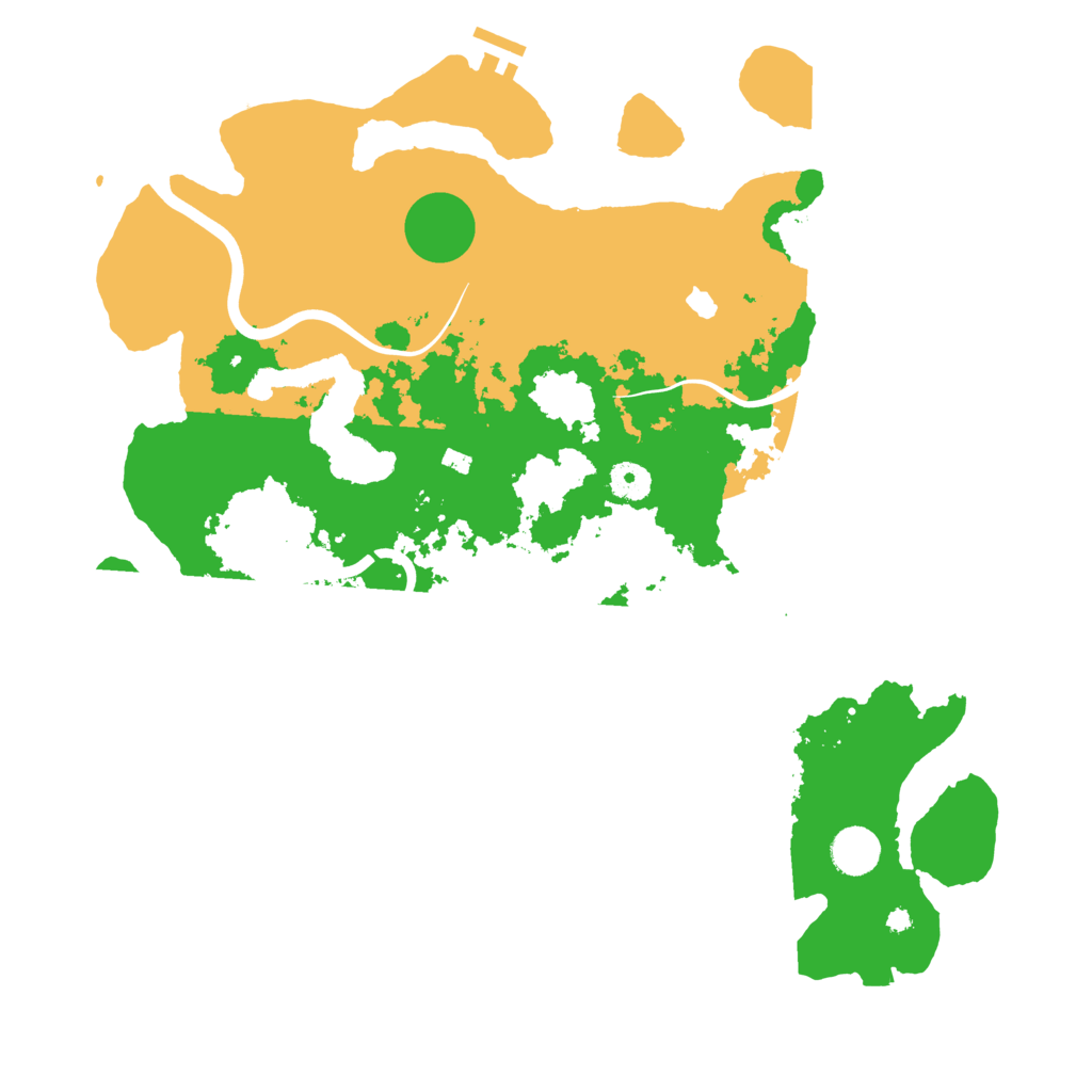 Biome Rust Map: Procedural Map, Size: 4096, Seed: 1060395100