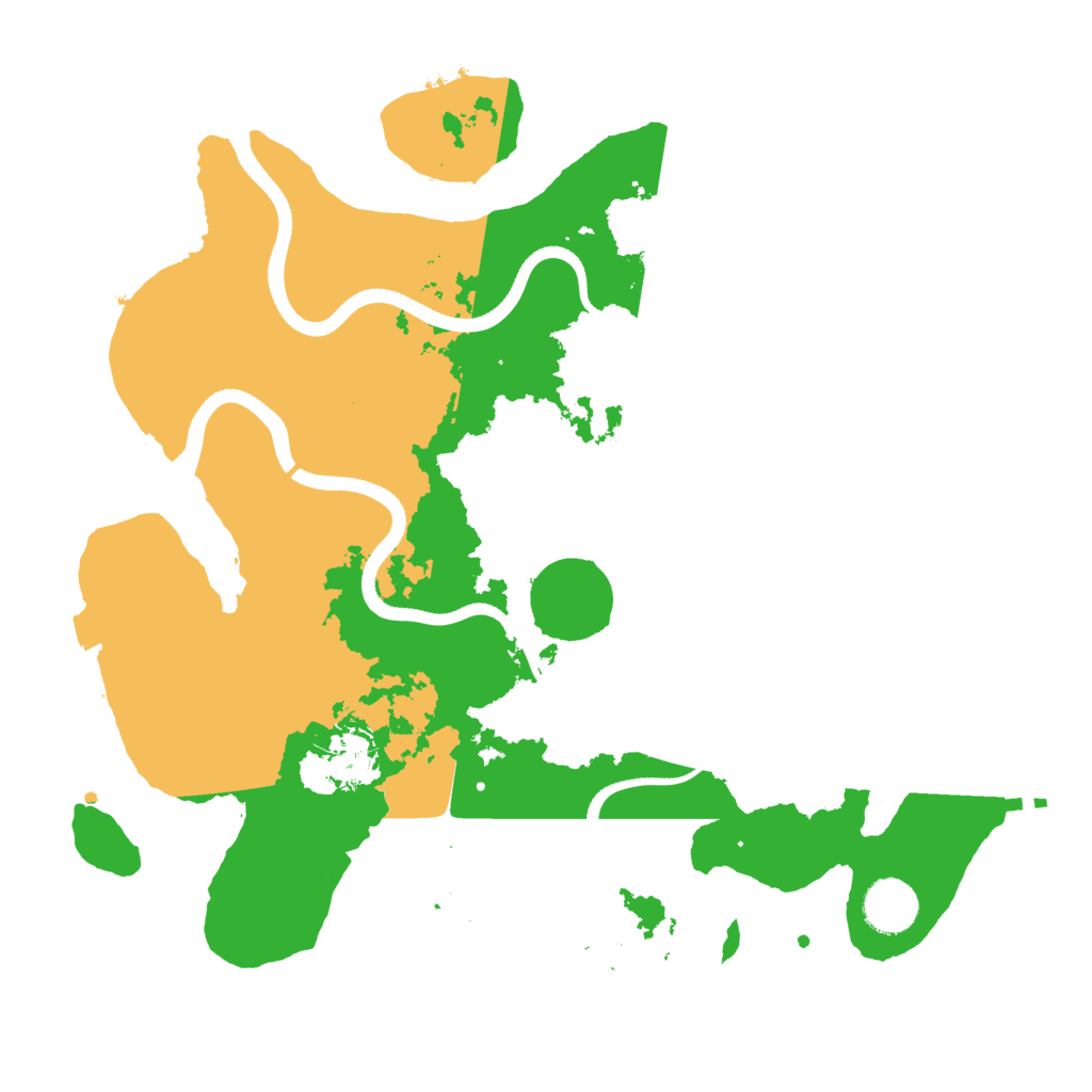 Biome Rust Map: Procedural Map, Size: 3500, Seed: 1480524830