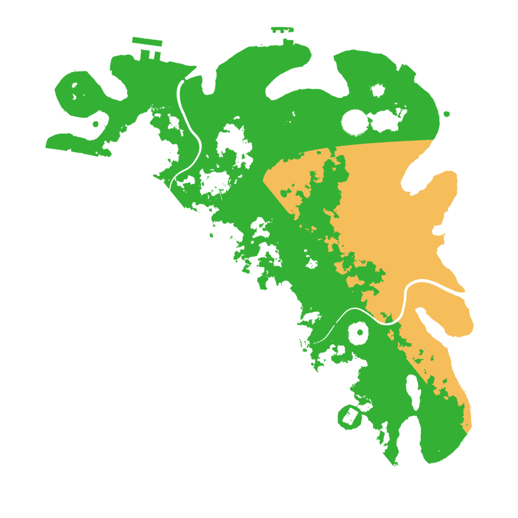 Biome Rust Map: Procedural Map, Size: 3500, Seed: 1708317052