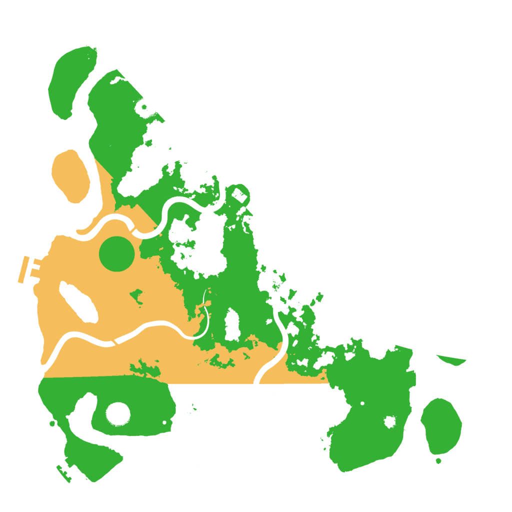 Biome Rust Map: Procedural Map, Size: 3800, Seed: 1127056654