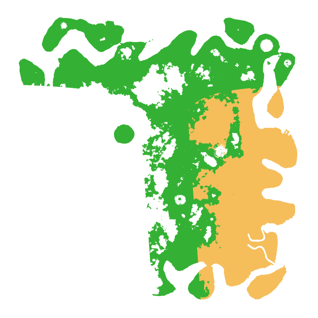 Biome Rust Map: Procedural Map, Size: 4500, Seed: 4597