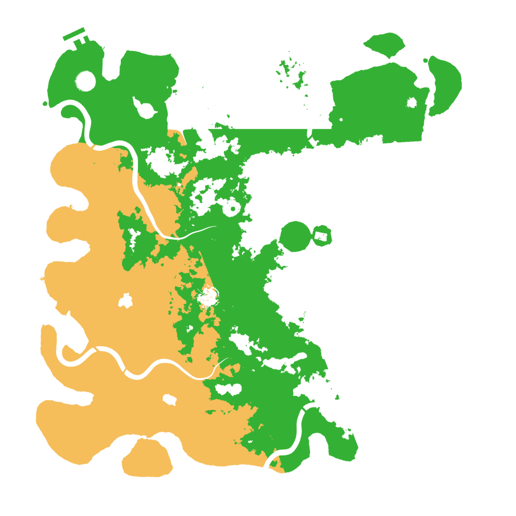 Biome Rust Map: Procedural Map, Size: 4500, Seed: 47426