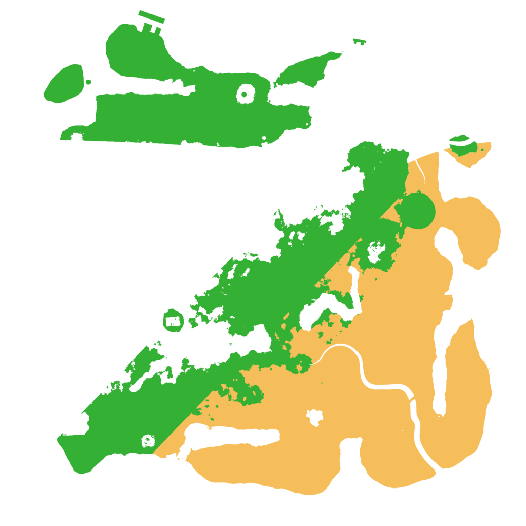 Biome Rust Map: Procedural Map, Size: 4000, Seed: 990251