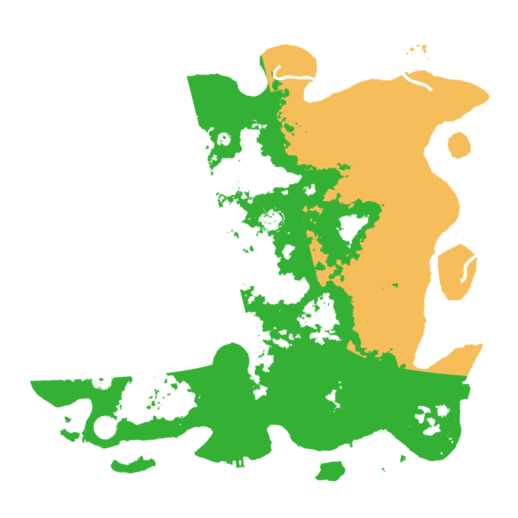 Biome Rust Map: Procedural Map, Size: 3950, Seed: 21621422