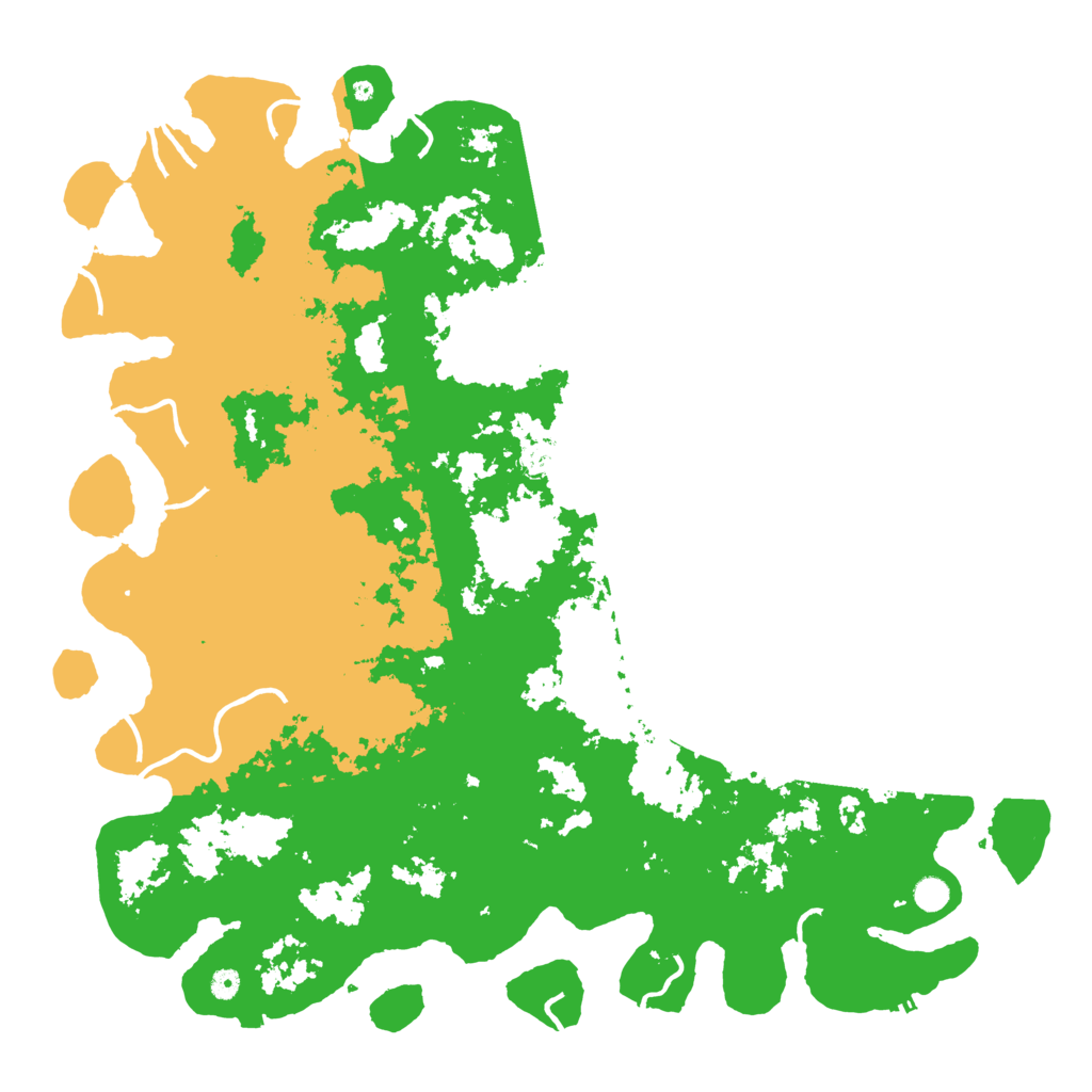 Biome Rust Map: Procedural Map, Size: 5500, Seed: 52596399