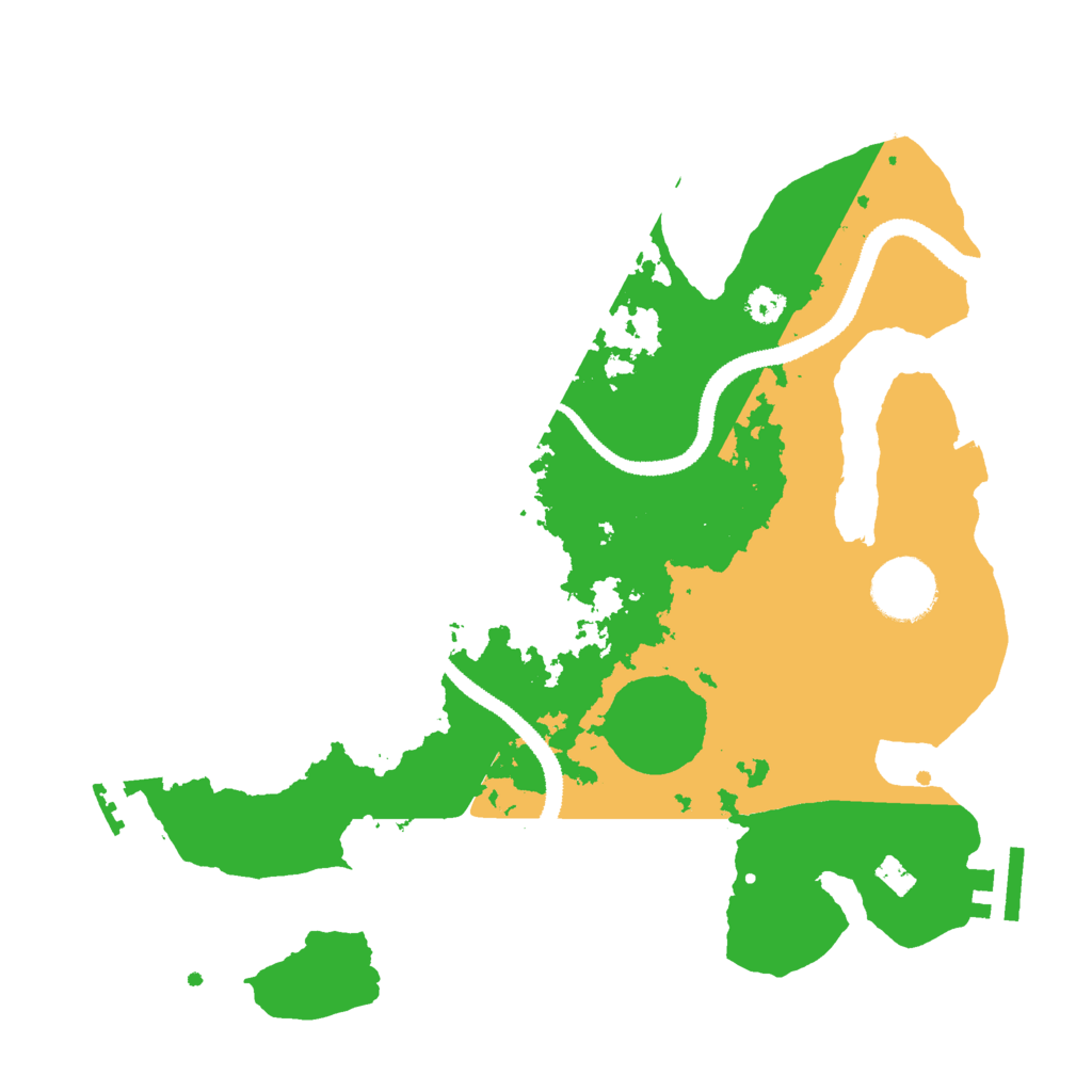 Biome Rust Map: Procedural Map, Size: 3000, Seed: 573891884