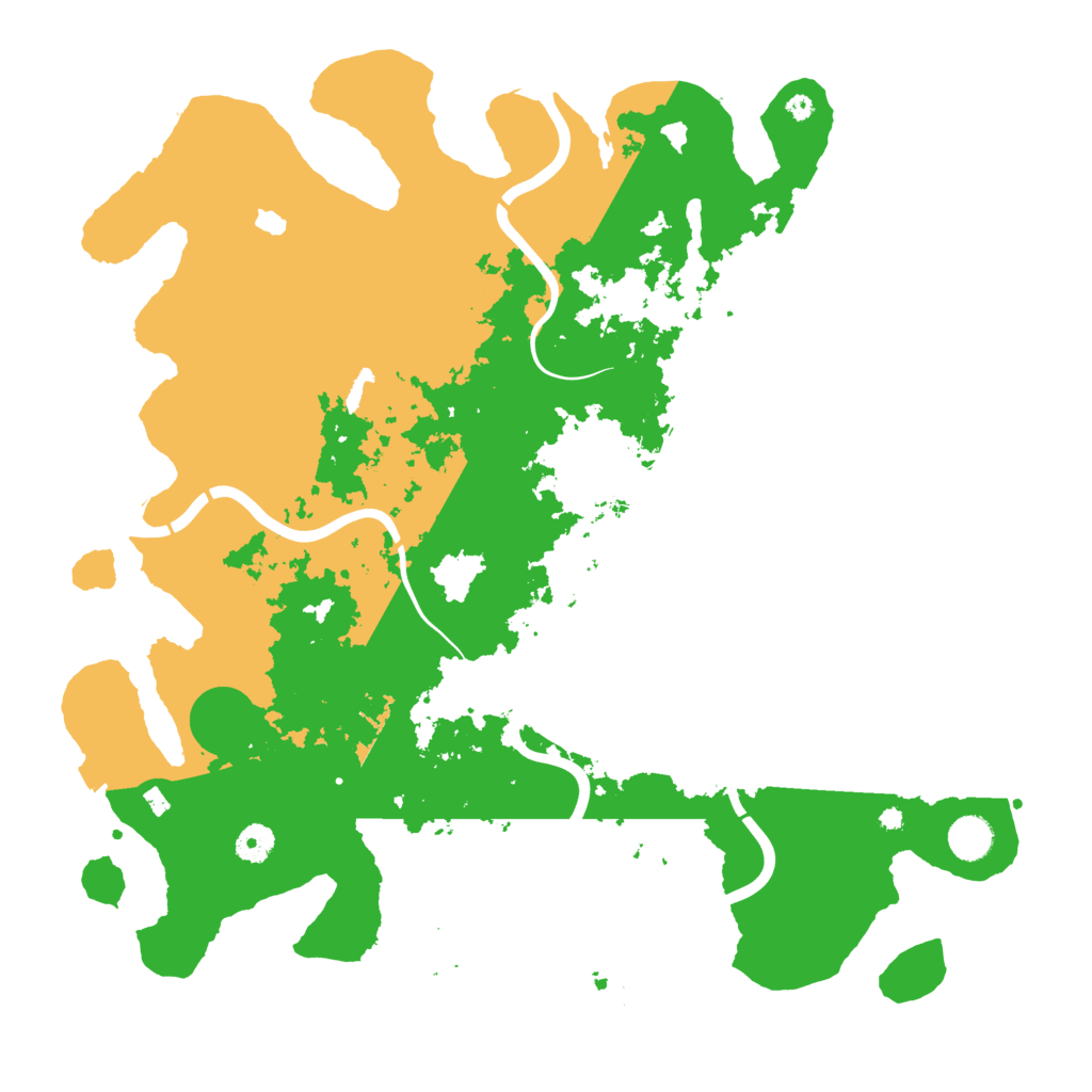 Biome Rust Map: Procedural Map, Size: 4300, Seed: 29155910