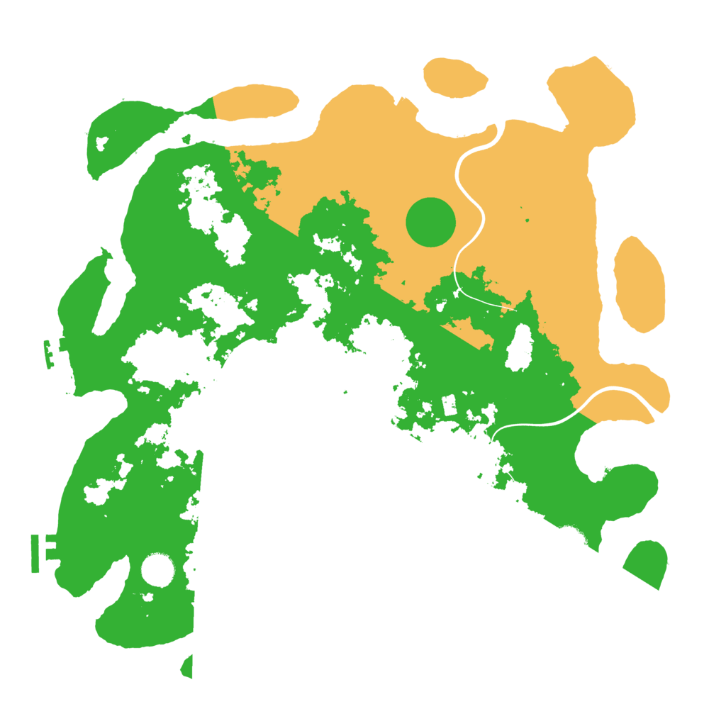 Biome Rust Map: Procedural Map, Size: 3850, Seed: 53275361