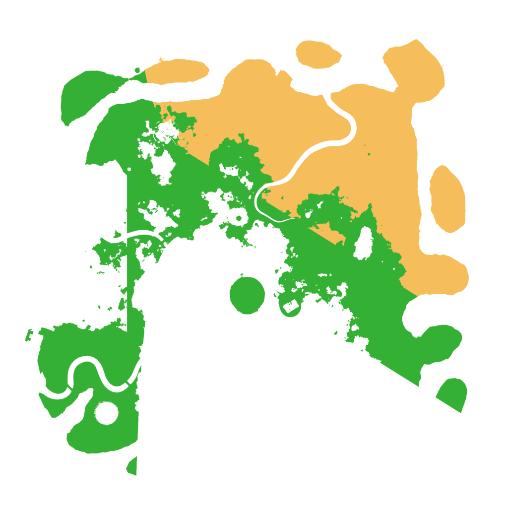 Biome Rust Map: Procedural Map, Size: 3850, Seed: 53275361