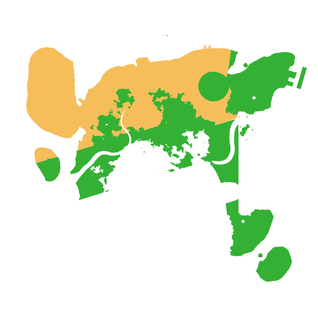 Biome Rust Map: Procedural Map, Size: 2900, Seed: 2337819