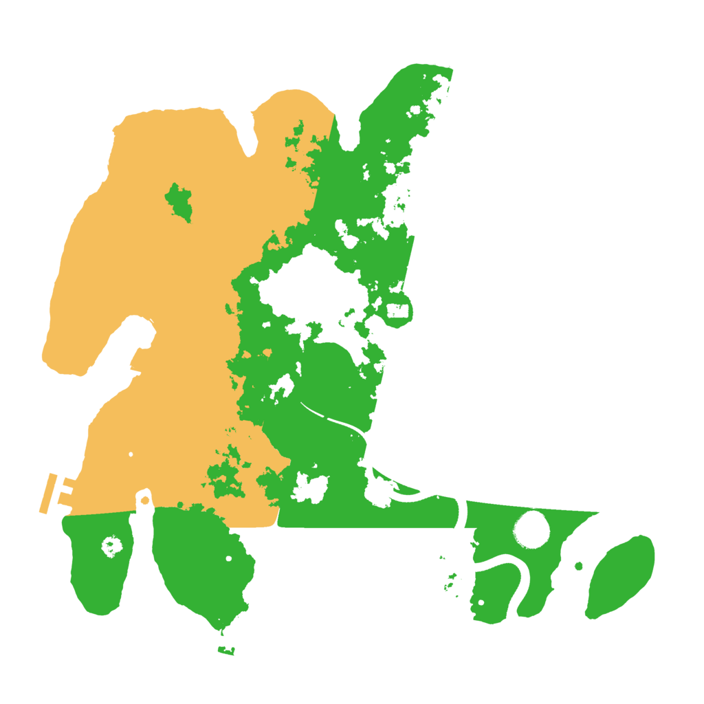 Biome Rust Map: Procedural Map, Size: 3500, Seed: 1137962863