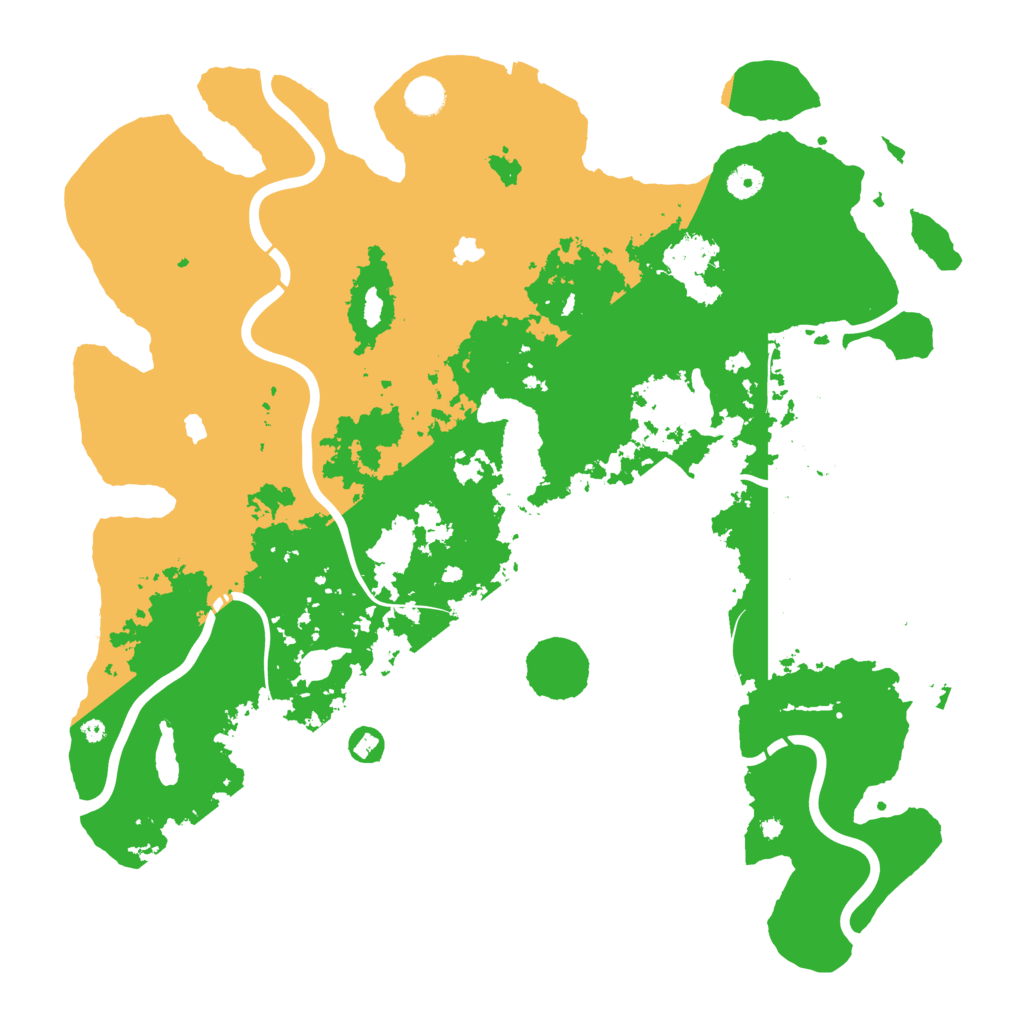 Biome Rust Map: Procedural Map, Size: 4500, Seed: 288189942