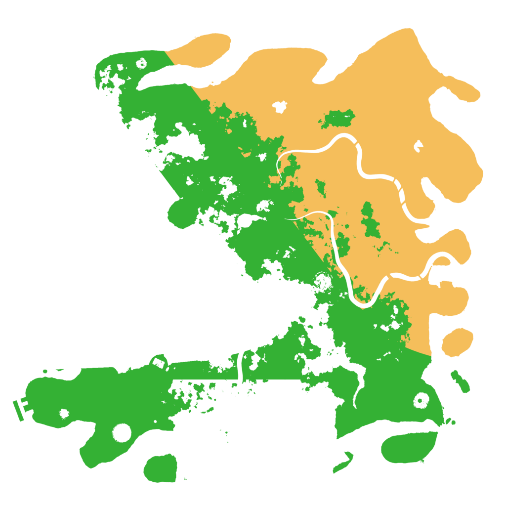 Biome Rust Map: Procedural Map, Size: 4800, Seed: 26990