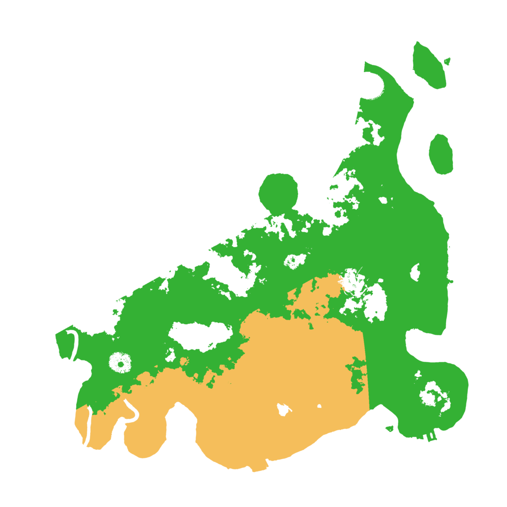 Biome Rust Map: Procedural Map, Size: 3500, Seed: 86027986