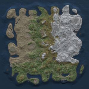 Thumbnail Rust Map: Procedural Map, Size: 4250, Seed: 998057, 18 Monuments