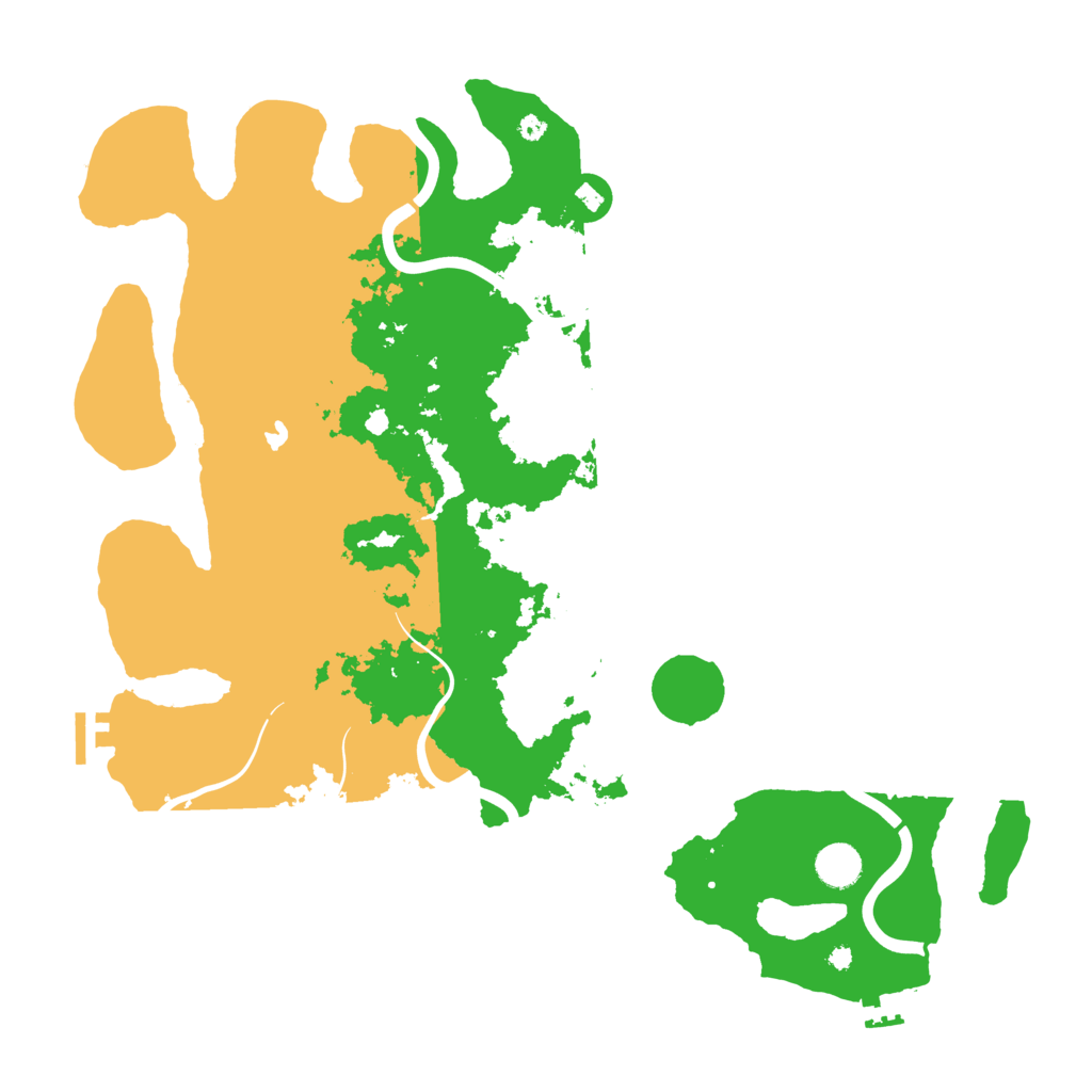 Biome Rust Map: Procedural Map, Size: 4250, Seed: 998057