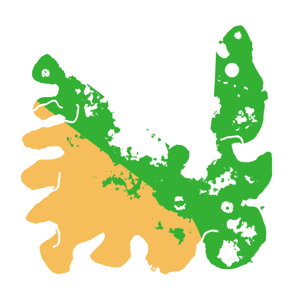 Biome Rust Map: Procedural Map, Size: 3700, Seed: 1228148515