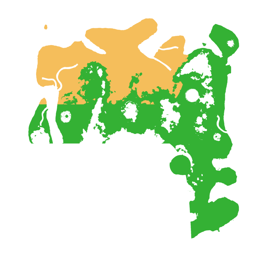 Biome Rust Map: Procedural Map, Size: 3500, Seed: 714512844