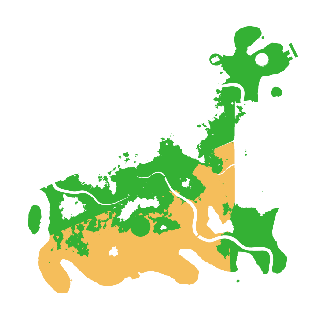 Biome Rust Map: Procedural Map, Size: 4200, Seed: 2134422