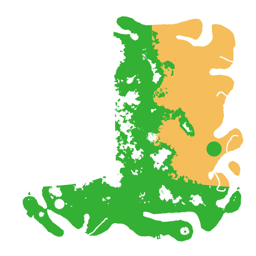 Biome Rust Map: Procedural Map, Size: 4500, Seed: 193550988