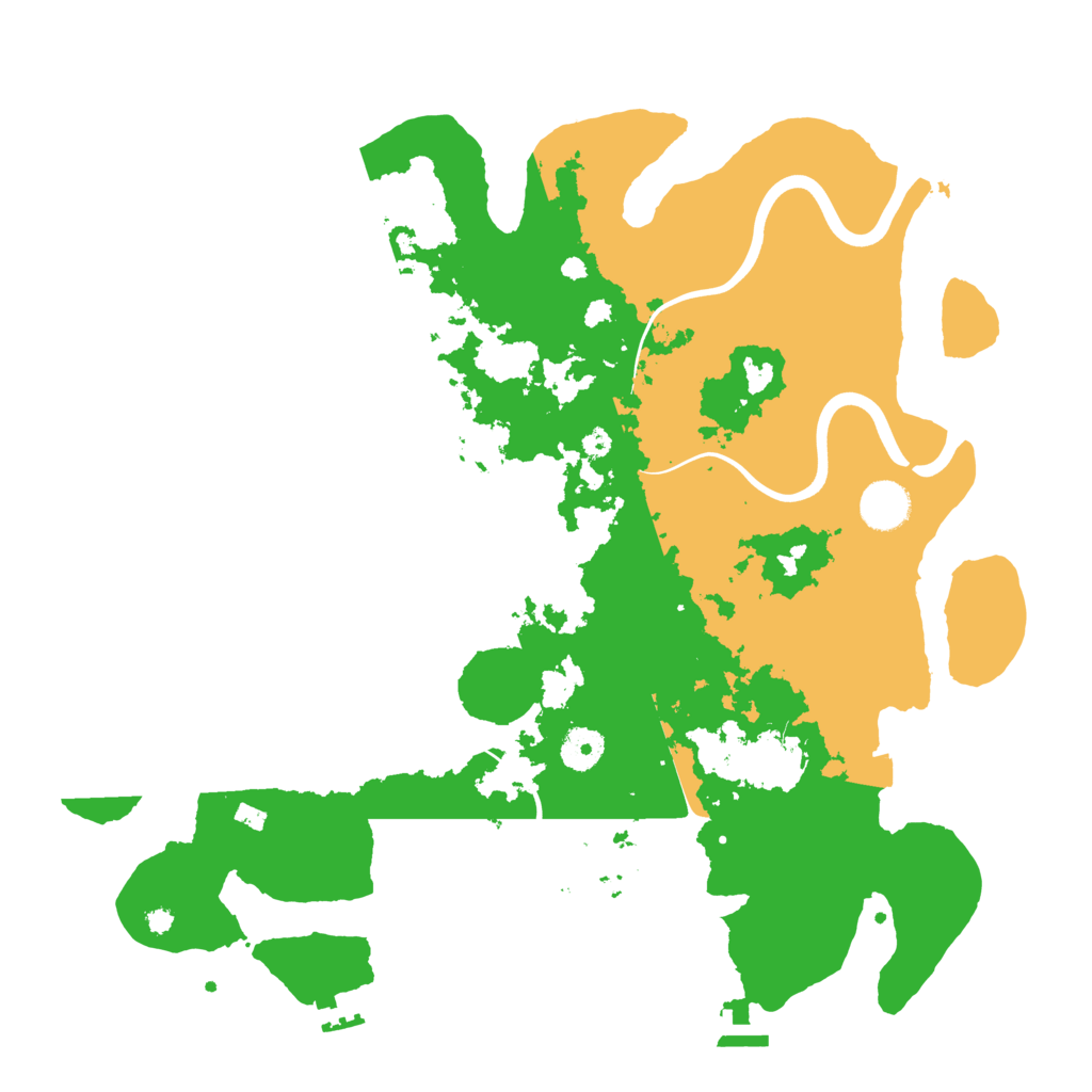 Biome Rust Map: Procedural Map, Size: 3850, Seed: 70339460