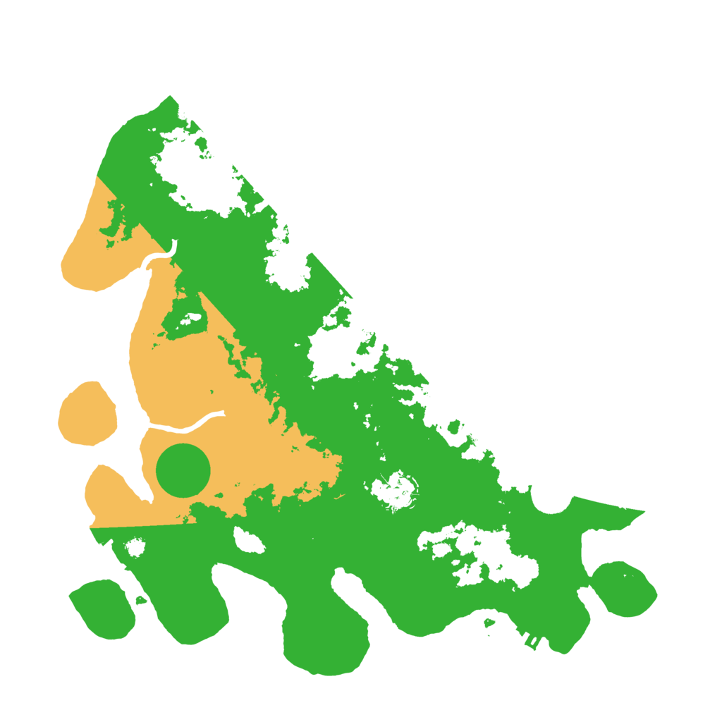 Biome Rust Map: Procedural Map, Size: 3500, Seed: 70434625